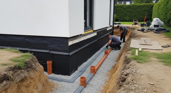 Drainage et imperméabilisation des fondations sous-sol : la solution pour protéger votre maison